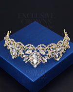 Load image into Gallery viewer, Marilyn Crystal Silver Tiara - Exclusive Crowns
