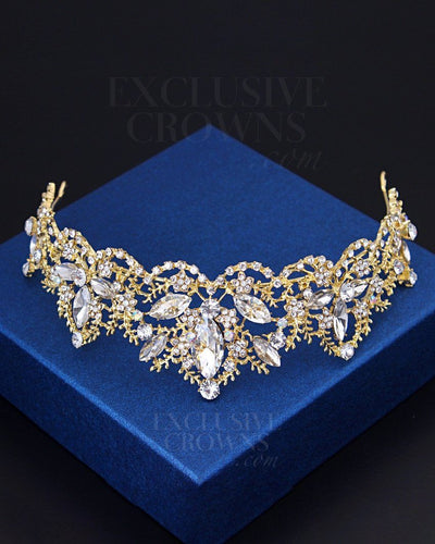 Marilyn Crystal Silver Tiara - Exclusive Crowns