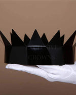 Load image into Gallery viewer, Men&#39;s King Gothic Black Metal Crown - Exclusive Crowns
