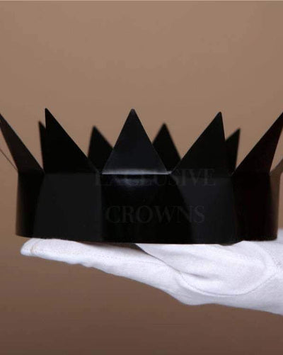 Men's King Gothic Black Metal Crown - Exclusive Crowns